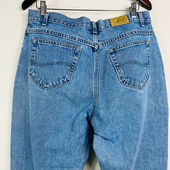 Lee Vintage Women’s 34x28 Mom Jeans 80's Blue Acid Wash Denim - Picture 5 of 10